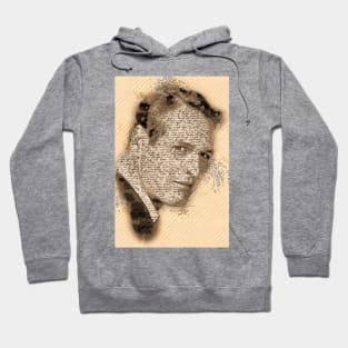 A Tribute to PAUL NEWMAN ✪  Vintage Sketch Retro Art Style Hoodie